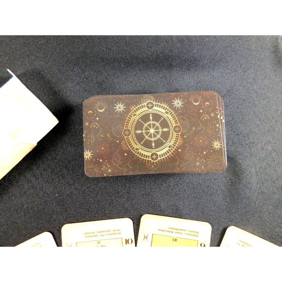Meaning Tarot Antiqued Deck 78 Tarot Cards Witch Pagan Wiccan Divination - Picture 6 of 10